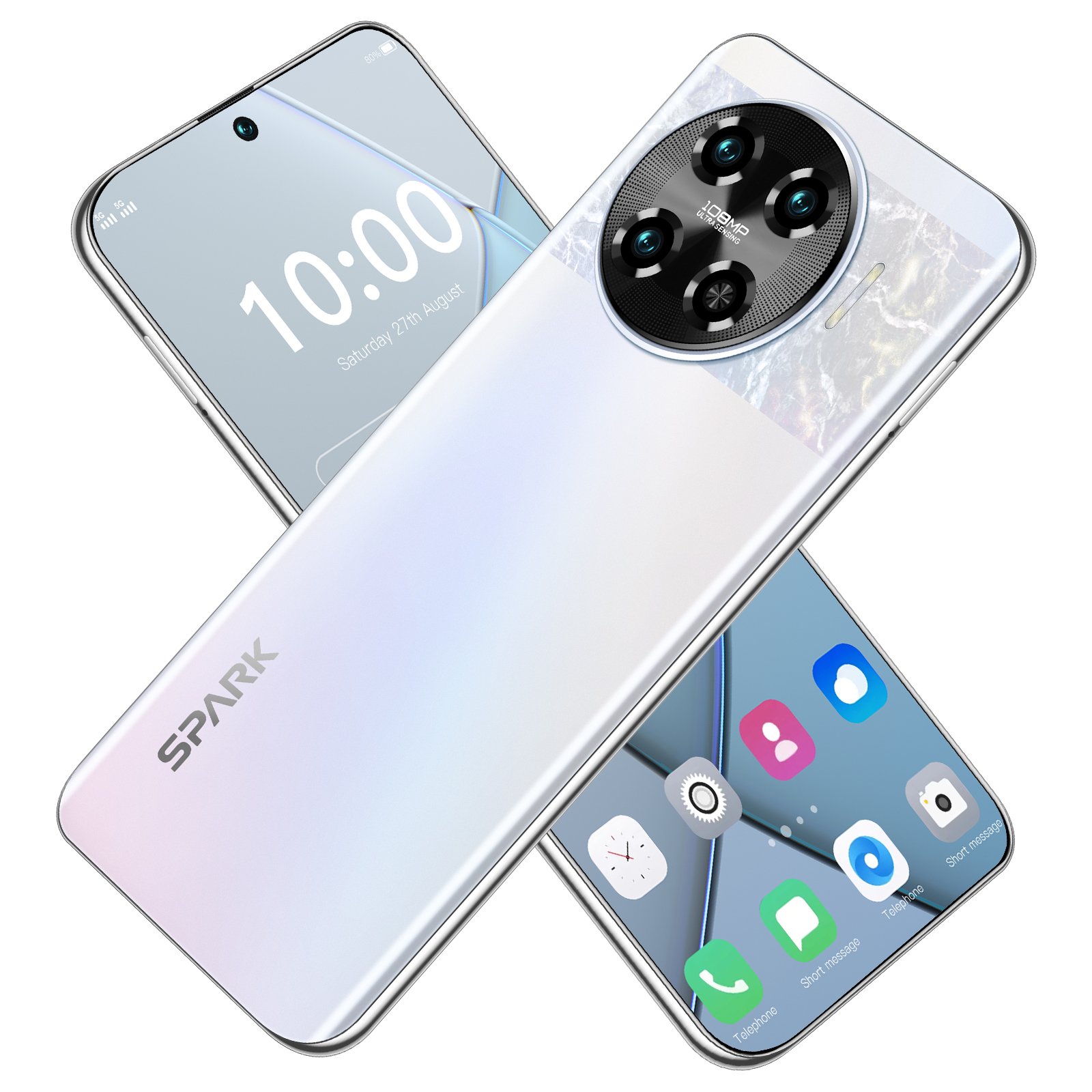 HSDF-Spark 20 Pro+ mode 16GB+1TB 7.6-inch High Quality Super Endurance Mobile Phones dual sim card android 11 smart phone